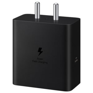Samsung Original 60W Power Adapter (Black), GaN Fast Charging, USB Power Delivery 3.1, Universal Compatibility (Without Cable)