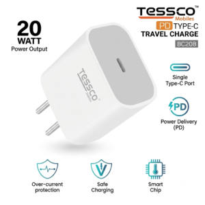 Tessco BC-208 20W Type C Fast Charger adapter