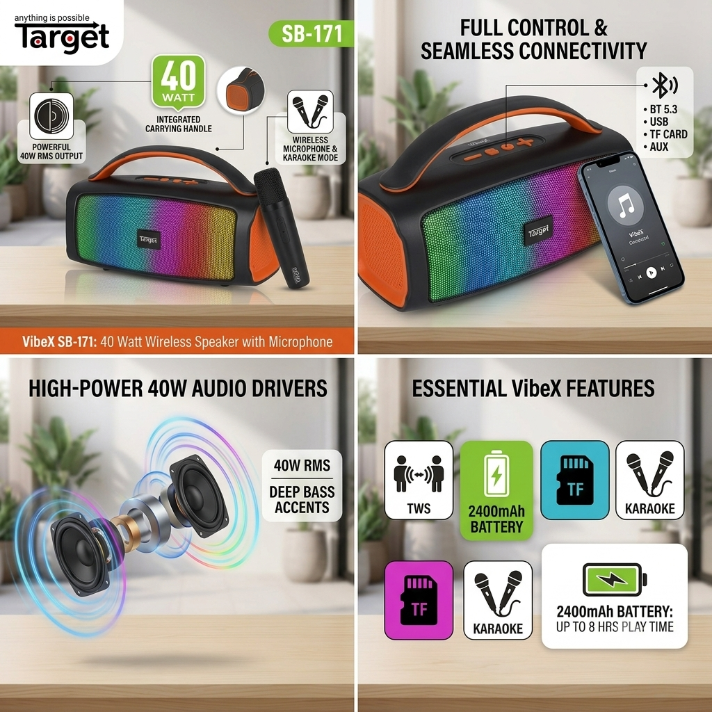 Target VibeX SB-171 wireless speaker - Image 2