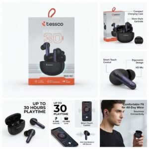 Tessco IBUD-467 wireless earbuds