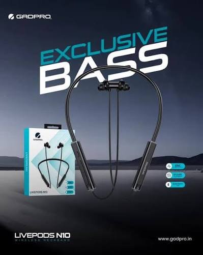Gadpro Livepods N10 Bluethooth Headset