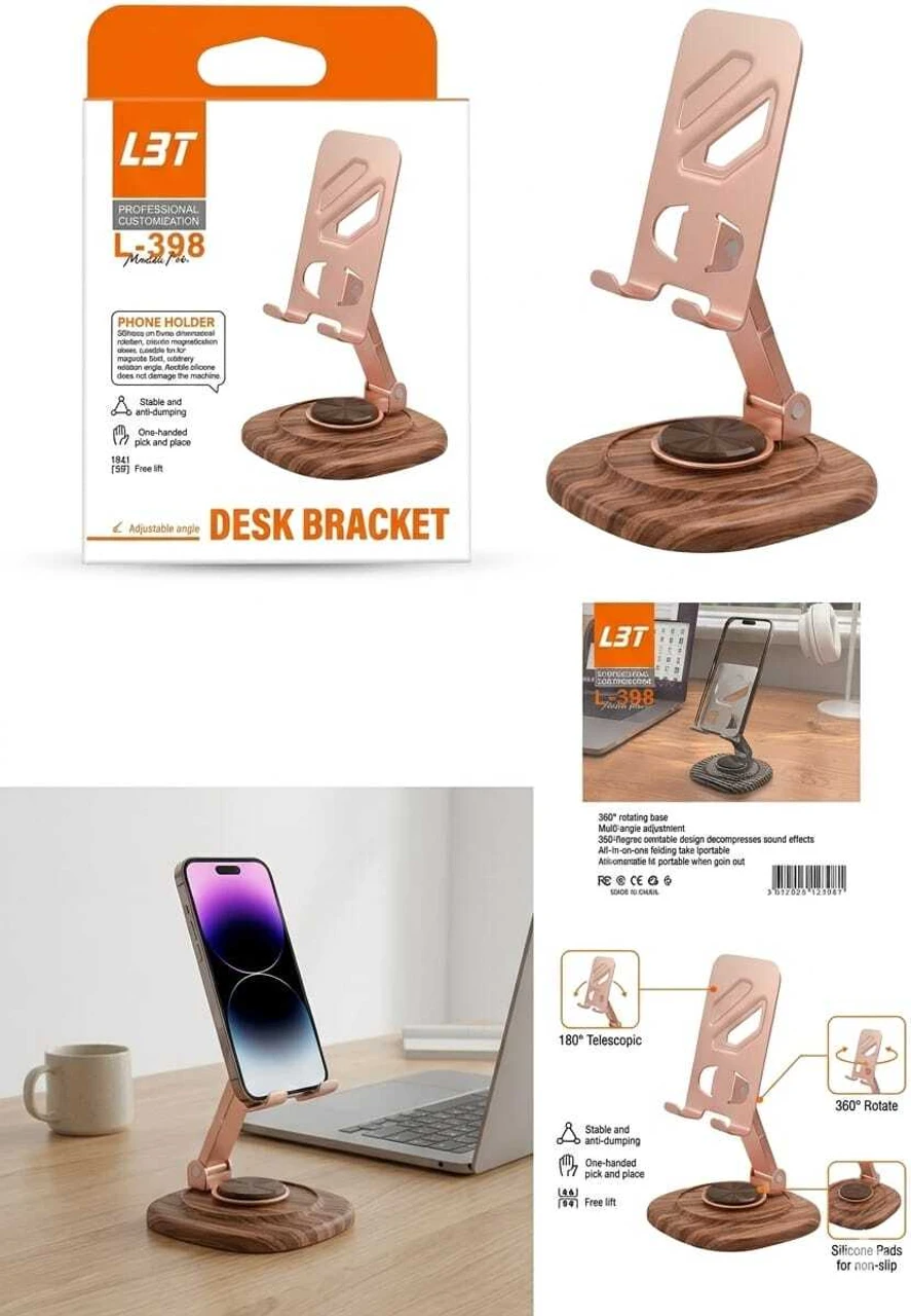 WOODEN PHONE STAND Mobile Holder - Image 3